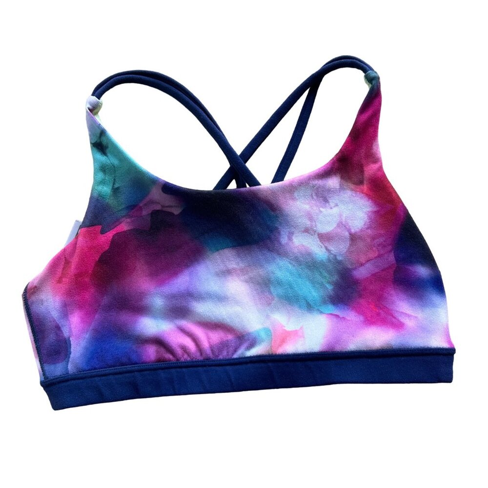 Athleta Girl Mesh Lined Racerback Sports Bra 12